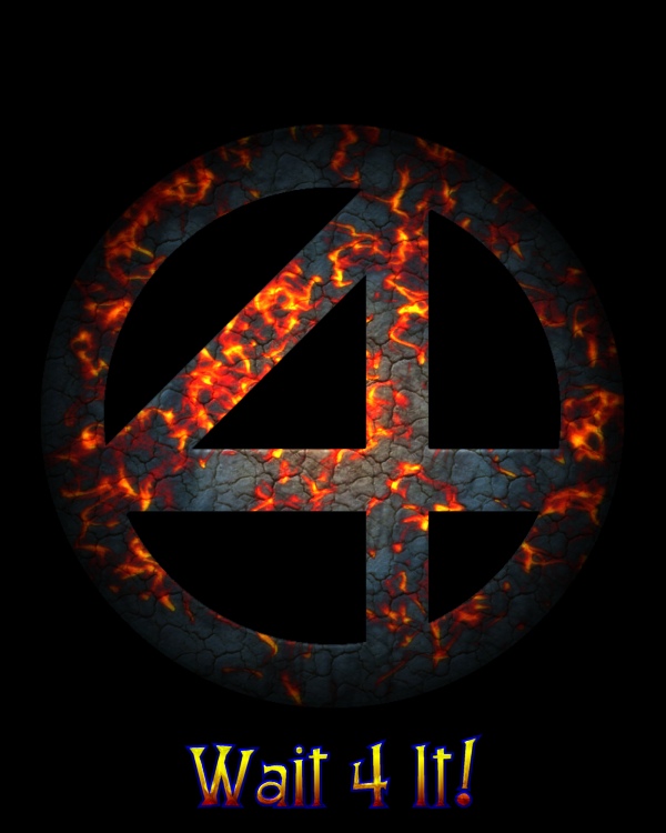 fantastic 4 logo fire